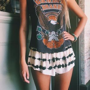 Flowy, tie-dye shorts